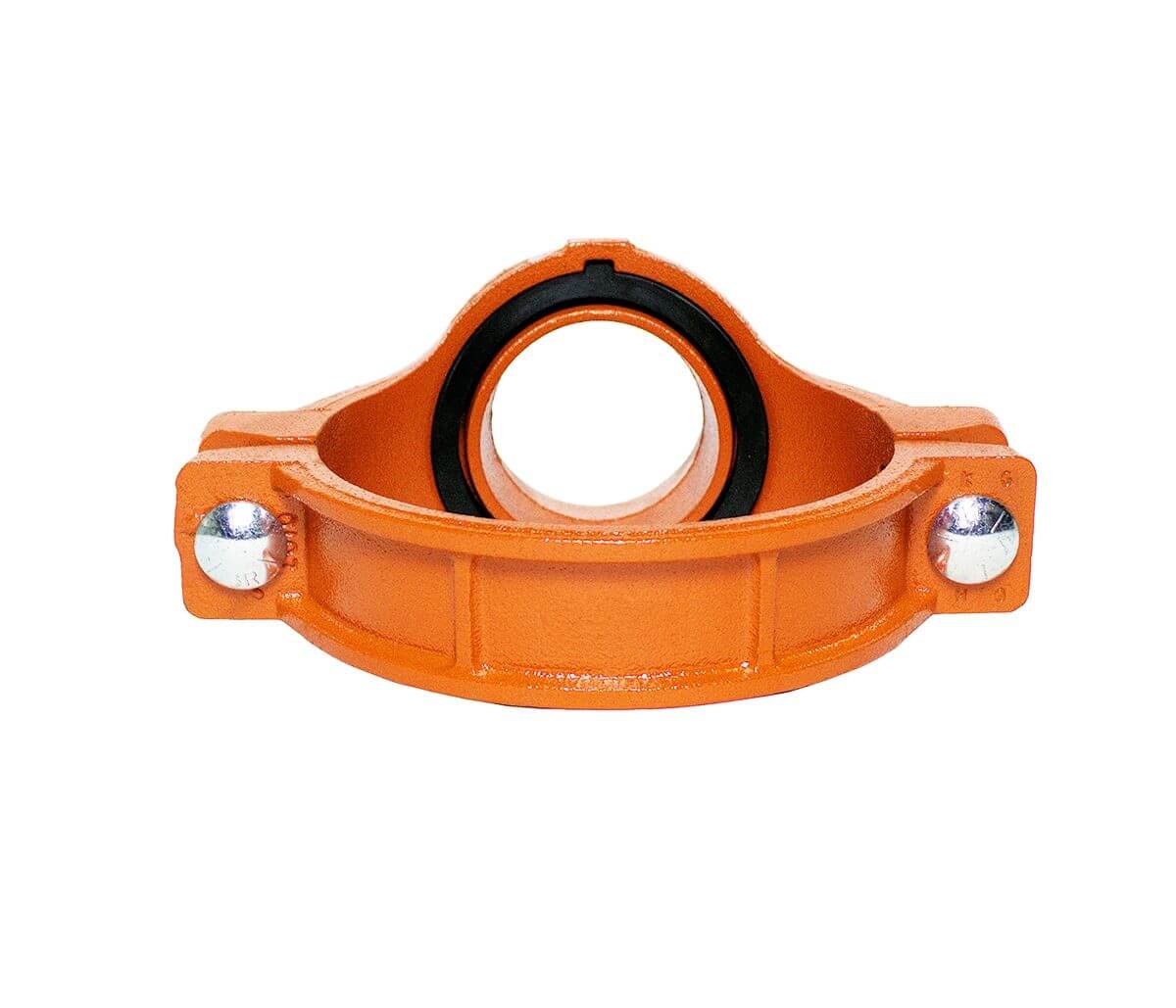 Clamp-T with grooved Mechanical Tee Ductile Iron Class 150 EPDM Seal Orange