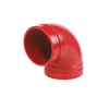 Tontr 1 Inch Grooved Red Epoxy Paint 90 Degree Elbow for Fire Protect