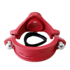 Clamp-T with grooved Mechanical Tee Ductile Iron Class 150 EPDM Seal Orange
