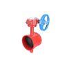 Tontr 12“ ductile iron Grooved end pipe fitting butterfly valves 