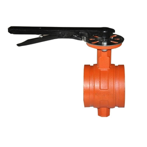 6” TONTR Grooved-Ends Hot-dip galvanizing Butterfly Valve