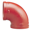 Tontr 5 in 2MPa 90 Degree Grooved fitting pipe Elbow for fire fighting 