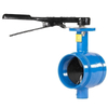5” TONTR Galvanized Handle groove butterfly valve