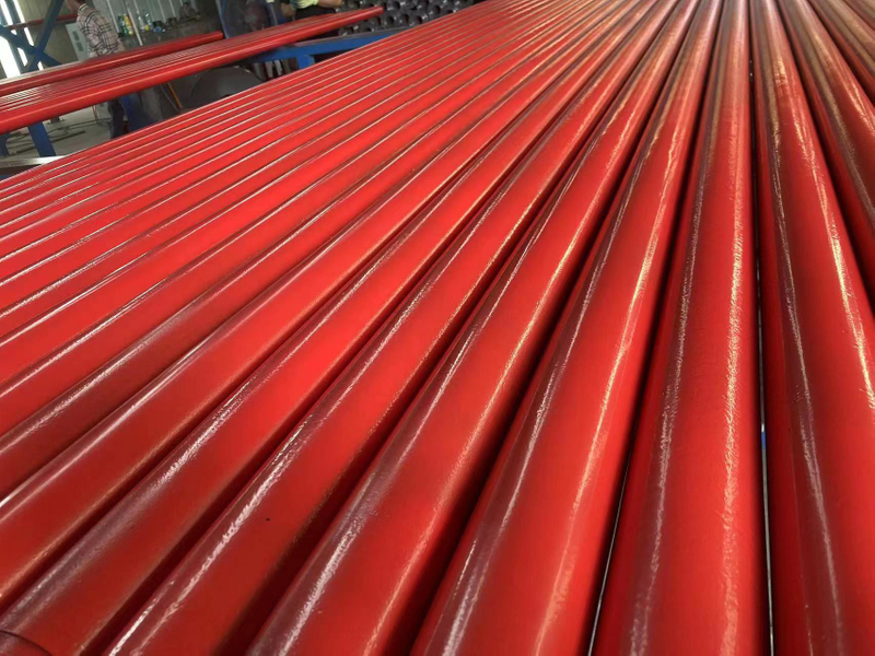 External Coating Grooved Connection Water Emulsion Pipe 