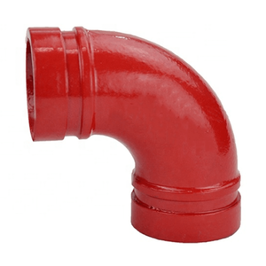 Tontr 5 in 2MPa 90 Degree Grooved fitting pipe Elbow for fire fighting 