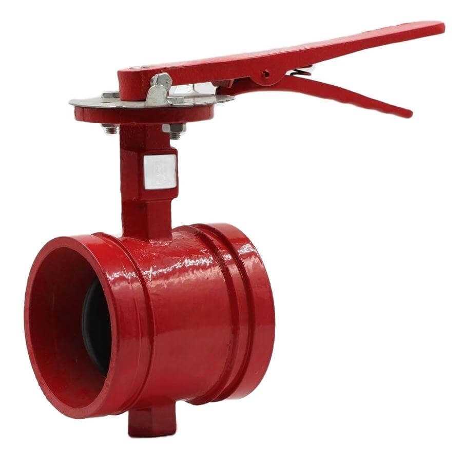 2” TONTR HANDLE GROOVED END BUTTERFLY VALVES FOR FIRE PROTECTION