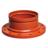 Cast Iron grooved Pipe Fitting Painted/Epoxy/Galvanized Grooved Adapter Flange