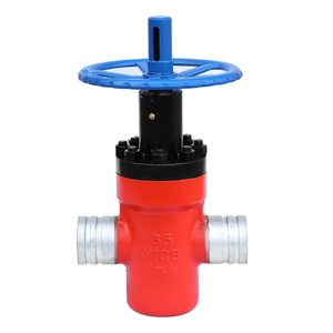 Grooved high pressure flat water gate valve
