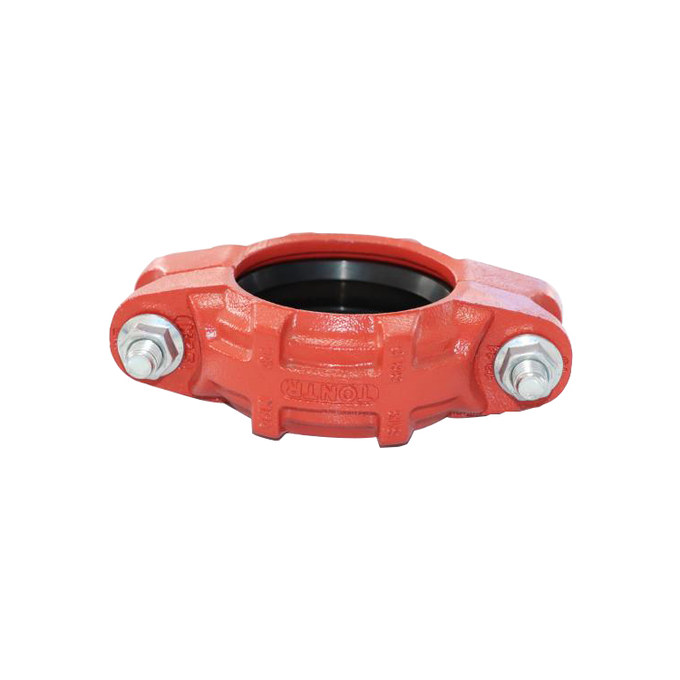 6" 2.5MPa Red Painted Grooved Rigid Coupling