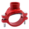 TONTR Ductile Iron Threaded Mechanical Tee Fire Protection FM/UL