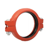 Tontr Galvanized Pipe Fitting Flexible Coupling 6 in Grooved End Ductile Iron