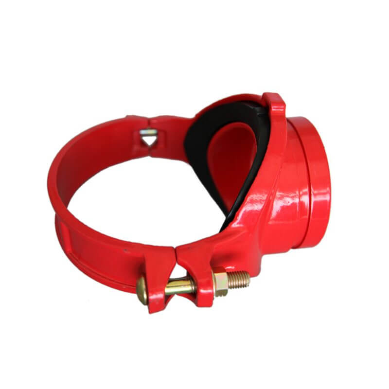 TONTR Fire Suppression Equipment Galvanized Mechanical Tee Grooved Outlet