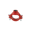 Grooved Pipe Fittings Female Mechanical Threaded Fire Hydrant Tee