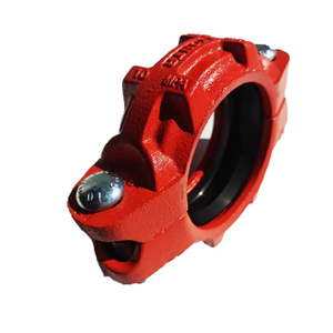 10" Grooved High Pressure Ductile Iron Pipe Coupling Connector 