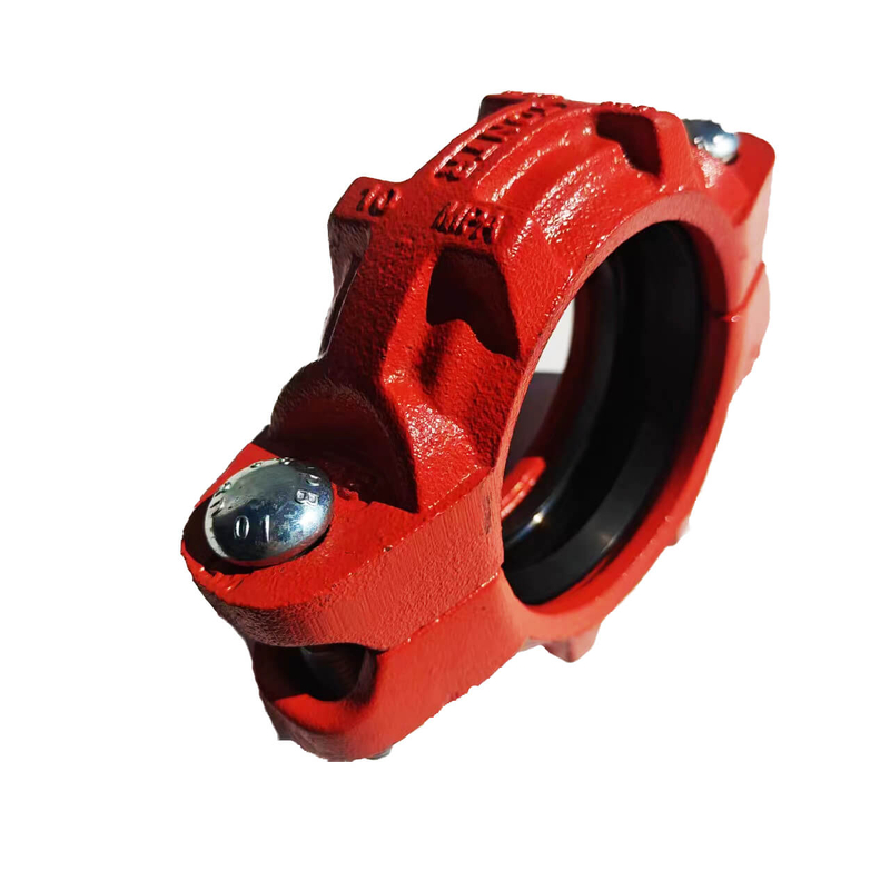 10" Grooved High Pressure Ductile Iron Pipe Coupling Connector 