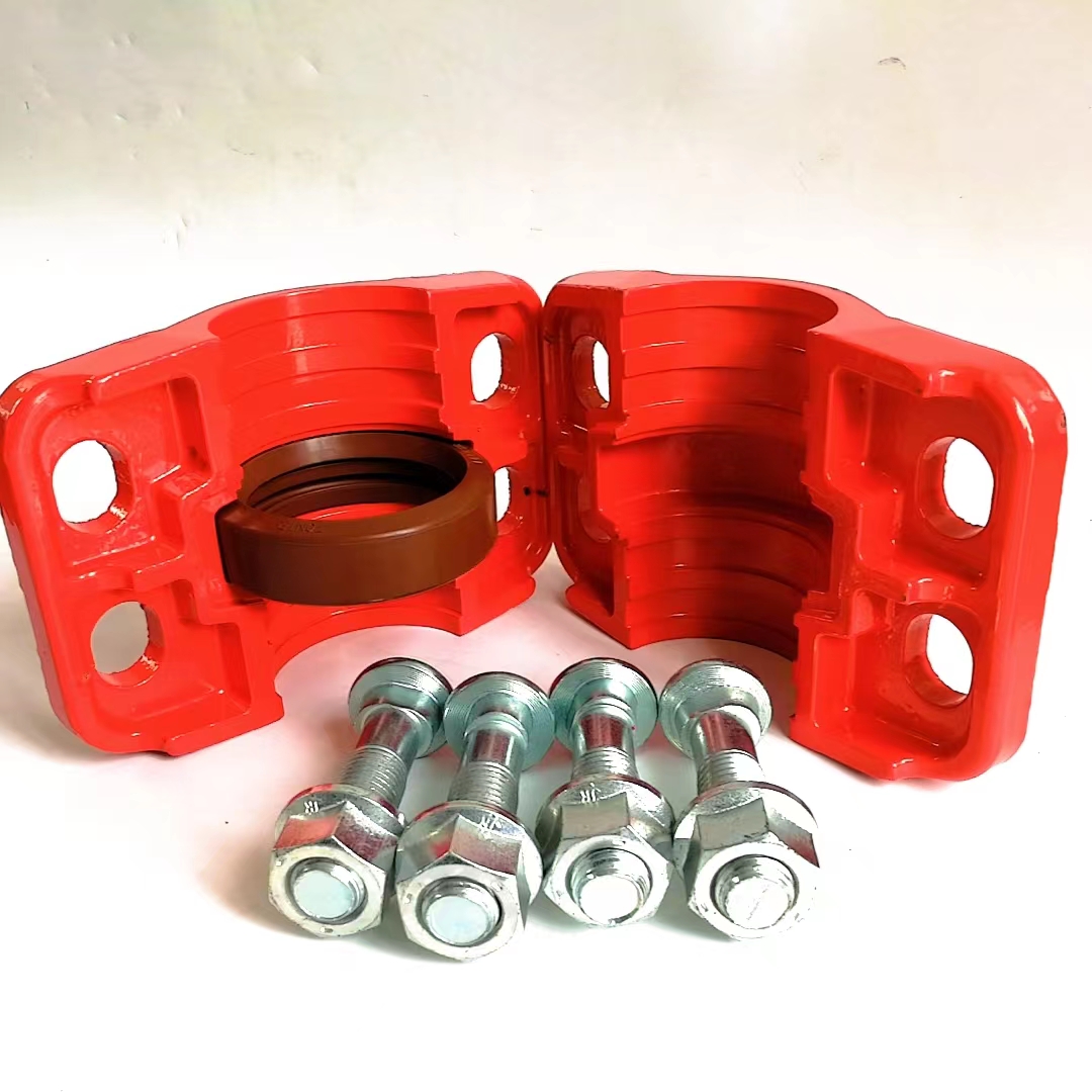 20Mpa High Pressure Groove Clamps Coupling Steel Pipe Connector
