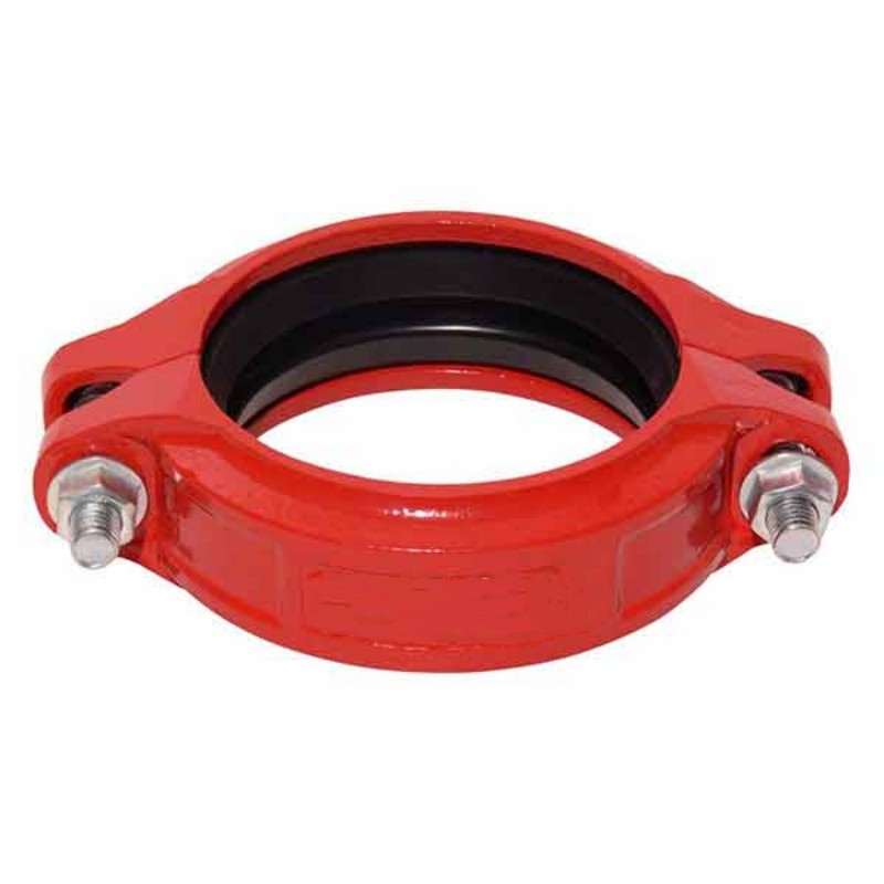 Tontr Galvanized Pipe Fitting Flexible Coupling 6 in Grooved End Ductile Iron