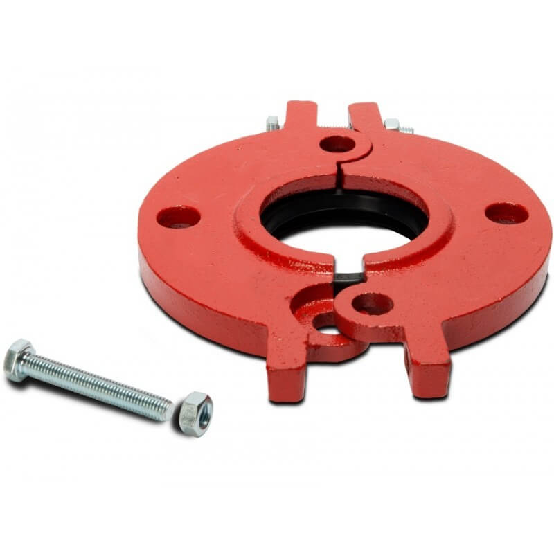 Factory Price Ductile Cast Iron Groove Fitting Split Flange