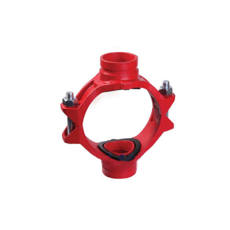 Tontr Pipe Fittings Standard Grooved joint Mechanical Cross